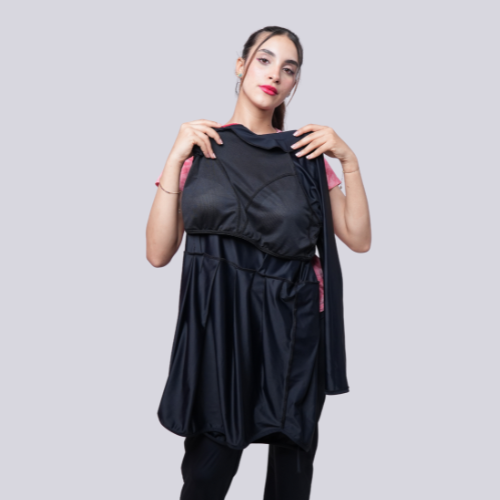 Women's 3-Piece Burkini Leggings Set – Tunic, Leggings, Hijab | Modest Sun™